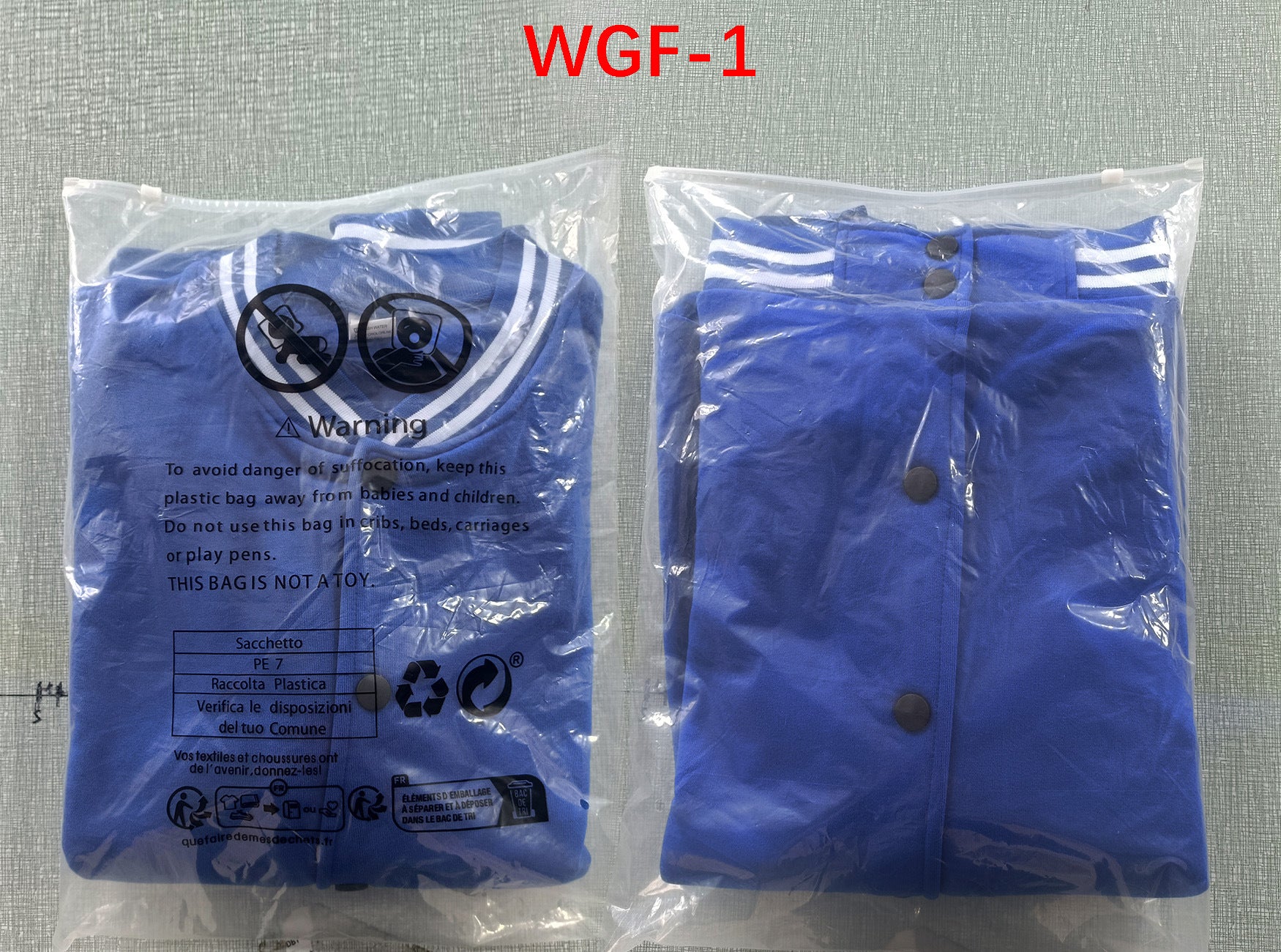 Men's Solid Color Single Breasted Jacket In Royal Blue Featuring Polyester Fabric
