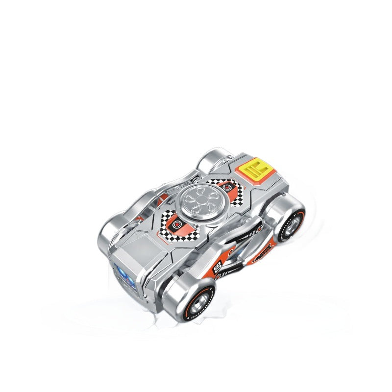 Kid's Silver Dog Spinning Top Toy Featuring Durable Design For Endless Fun
