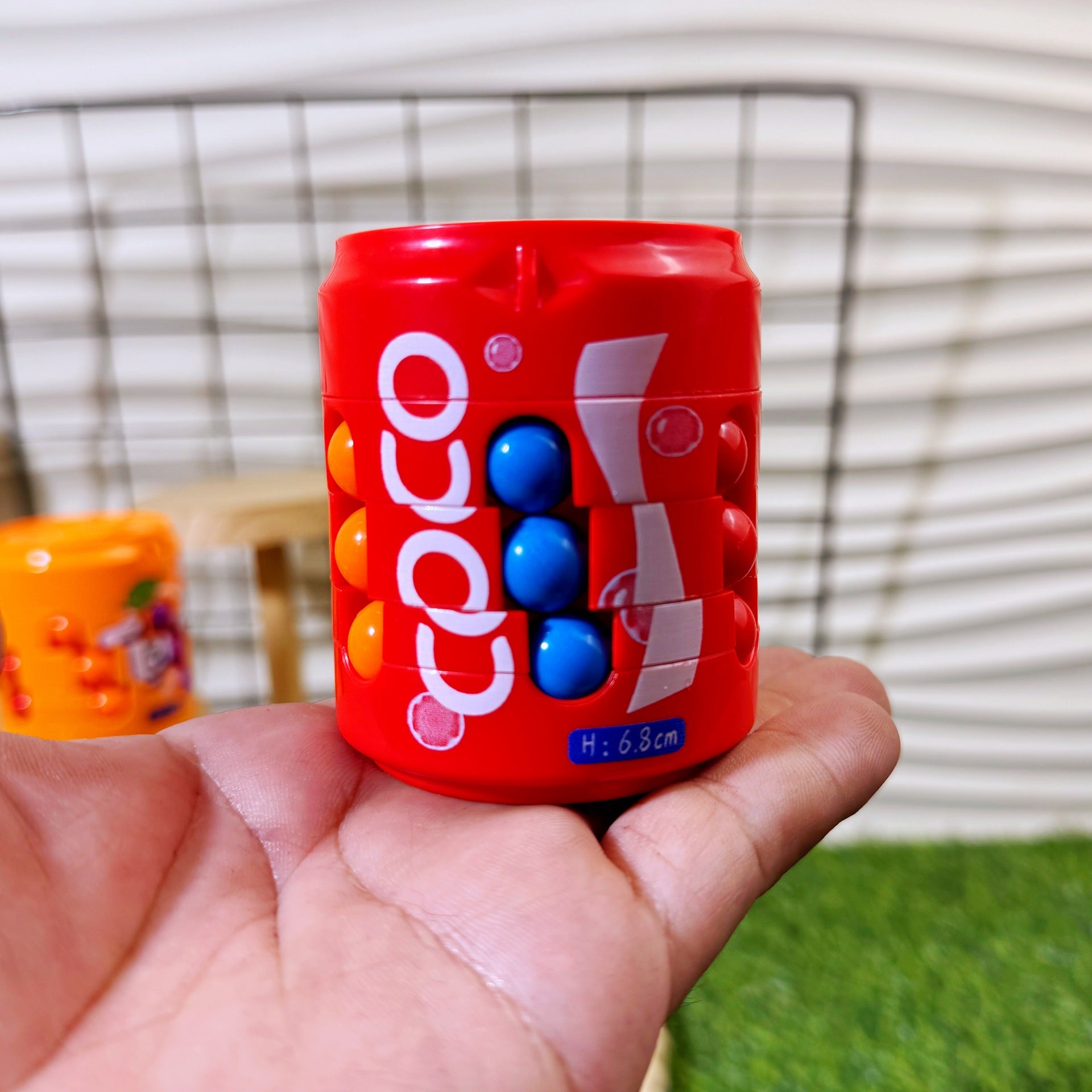 Coke New Year Blue Plastic Key Chain With Bag Charm Accessories