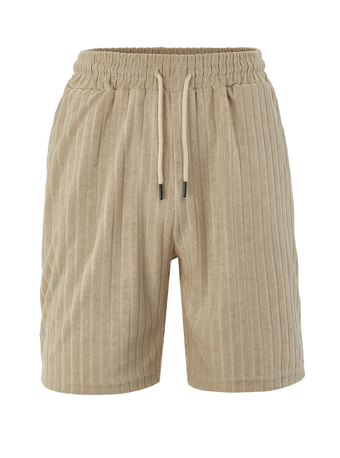 Men's Casual Light Blue Polyester Shorts Co-ord Set Perfect For Everyday Wear