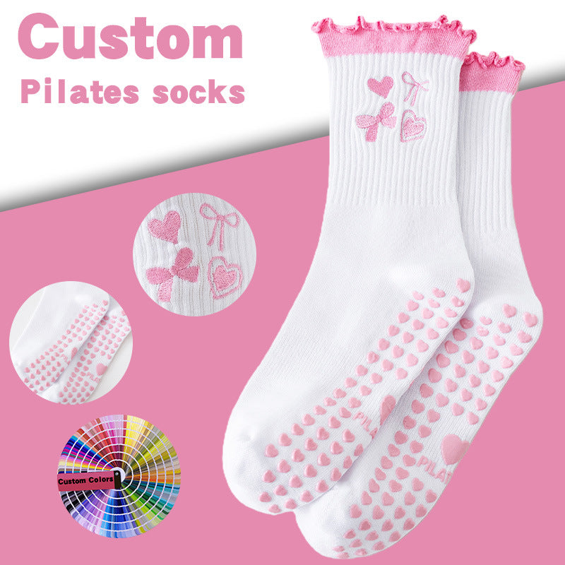 Cherry Sport Cotton Socks For Women In Rose Red, Suitable For All Seasons