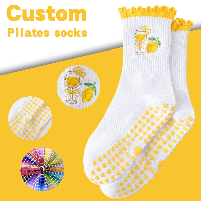 Cherry Sport Cotton Socks For Women In Rose Red, Suitable For All Seasons