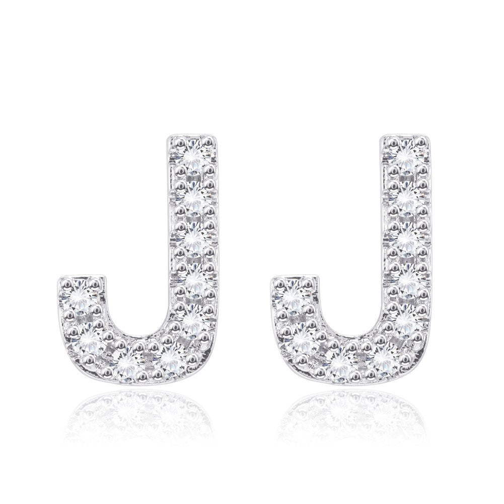 Butterfly Stud Earrings For Women In Sweet Style, Copper Ear Pins With Electroplated Alloy And Zircon Inlay