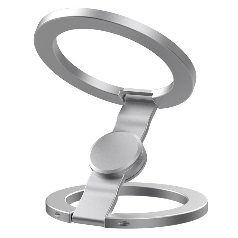 Alloy Folding Bracket With 360° Rotation, Grey Mobile Phone Stand