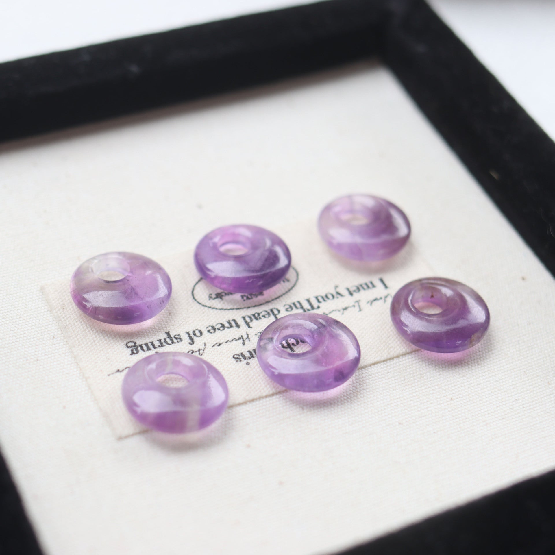 Natural February Birthstone Amethyst Beads With 5~5.9mm Hole Size Featuring Precise Cutting Technique