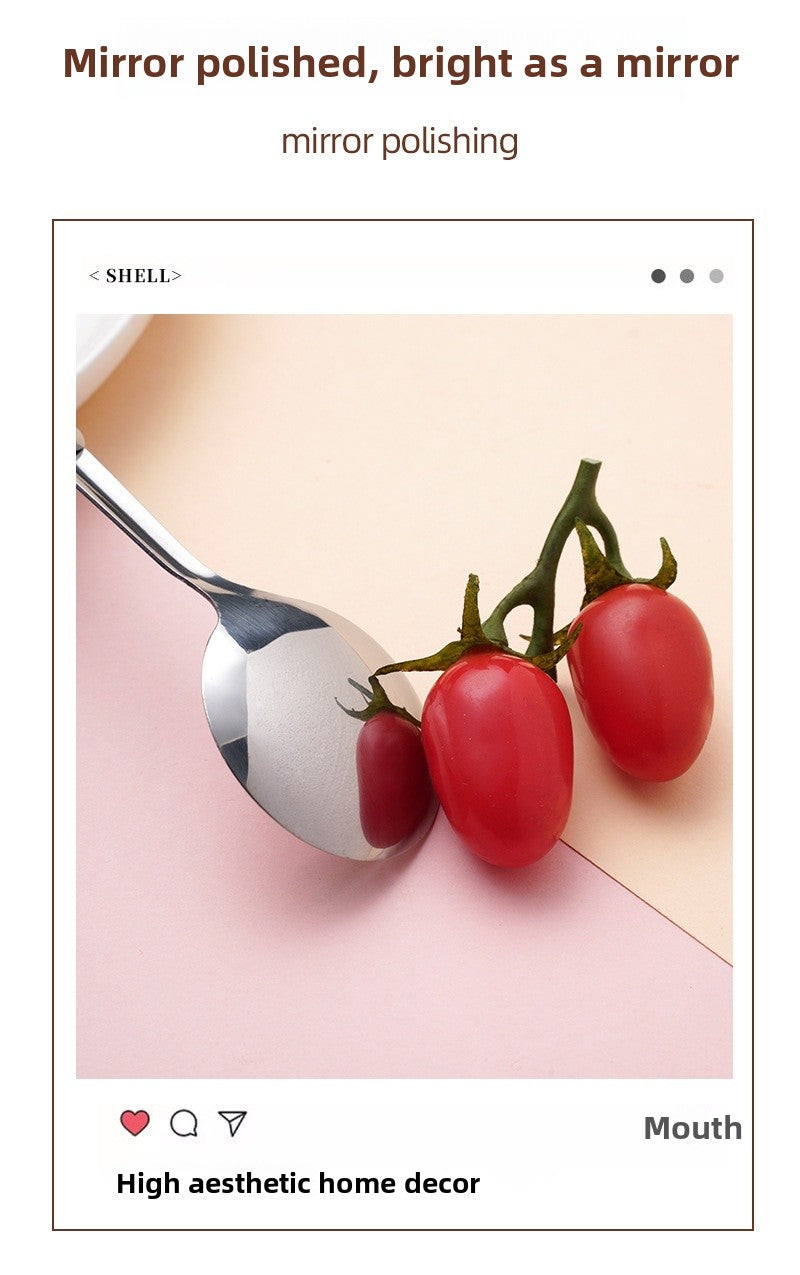 Cute Cartoon Tableware Set Featuring Western Cutlery With Knife, Fork, And Spoon For Dining