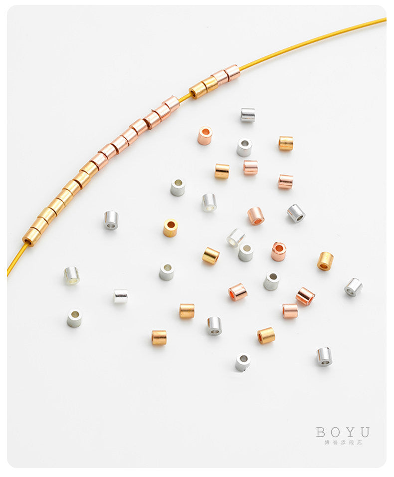 10 PCS 14k Gold Filled Spacer Bars With Hole Size 1~1.9mm Featuring Electroplated 14K Real Gold Plated Finish