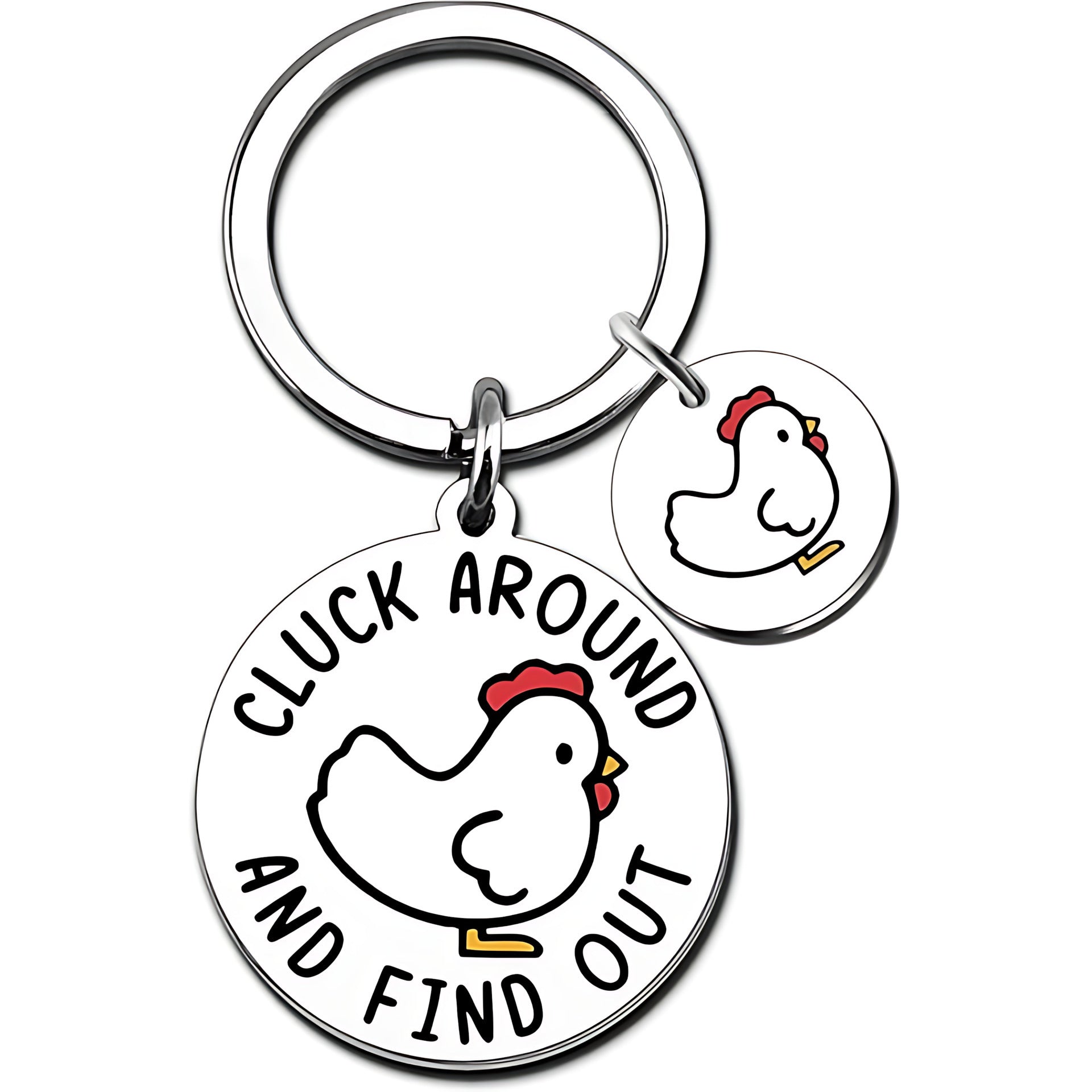 Halloween Pattern Key Chains In Colour Featuring Durable 304 Stainless Steel Material