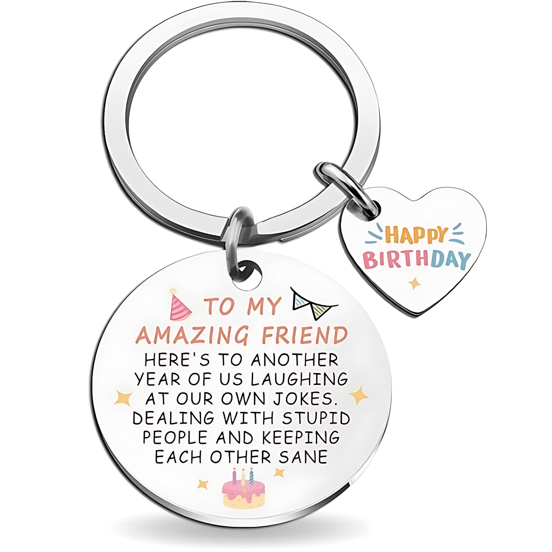 Halloween Pattern Key Chains In Colour Featuring Durable 304 Stainless Steel Material