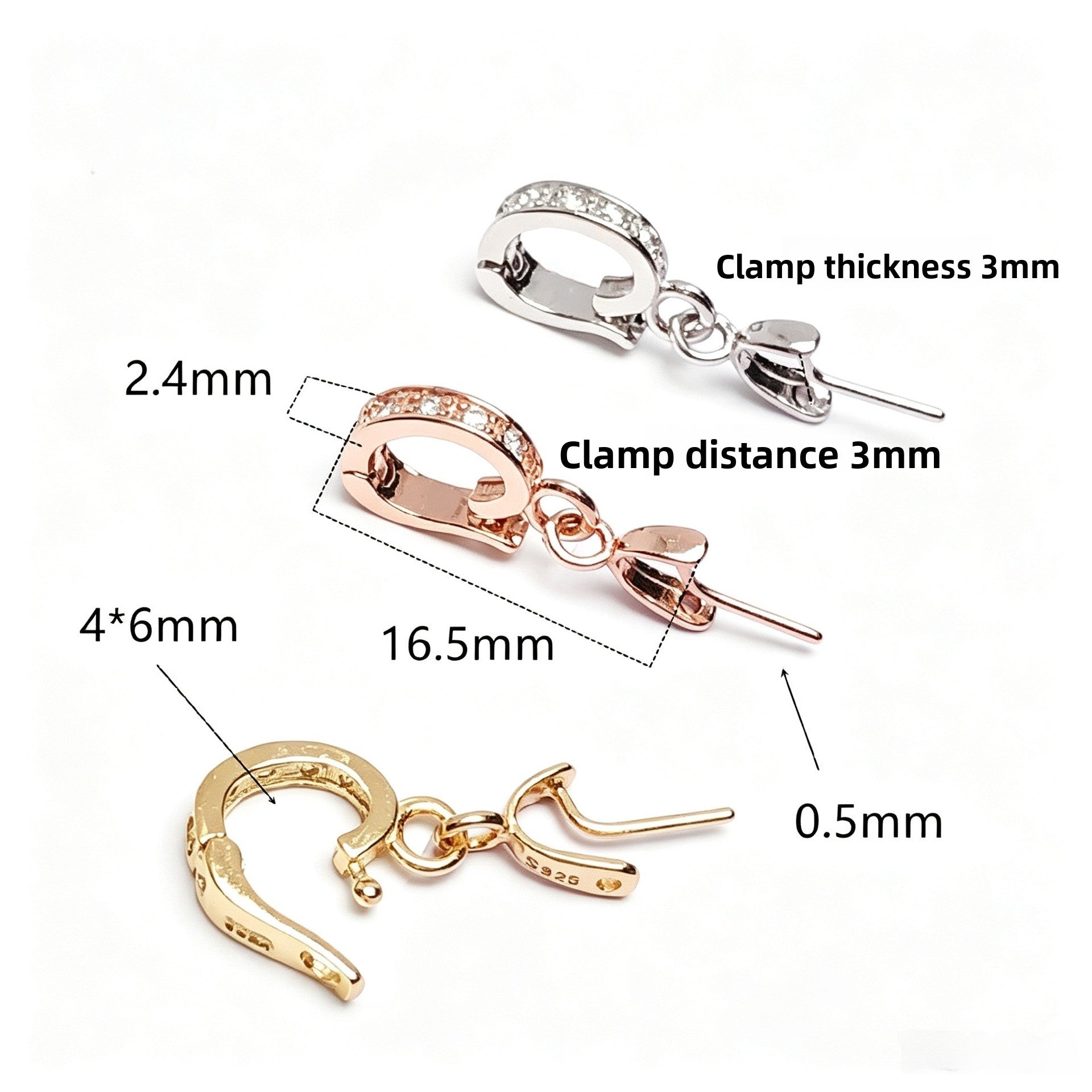 Electroplated Melon Seed Buckle Jewelry Accessory In Brass With 18K Real Gold Plated Finish, Cartoon Style In Gold