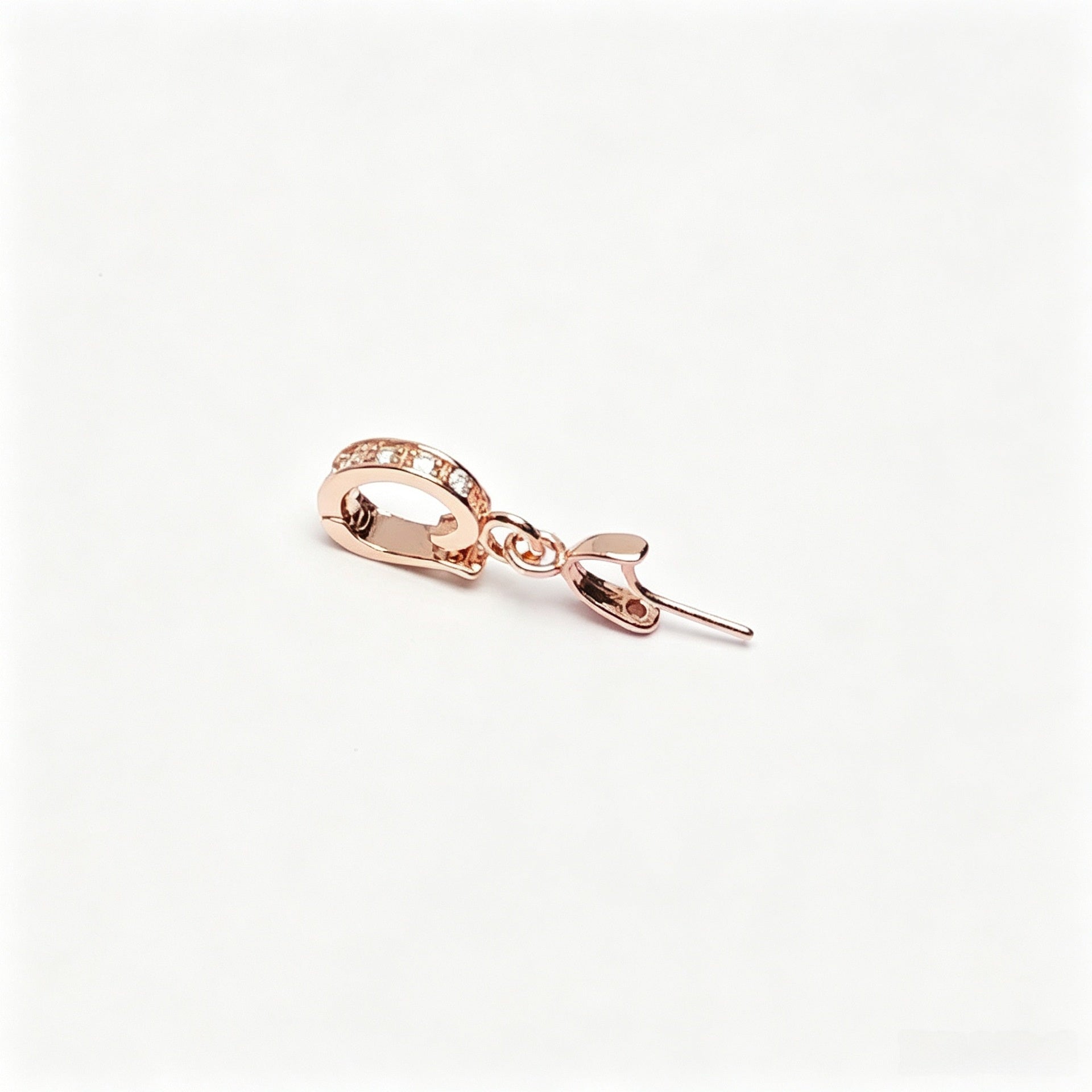 Electroplated Melon Seed Buckle Jewelry Accessory In Brass With 18K Real Gold Plated Finish, Cartoon Style In Gold