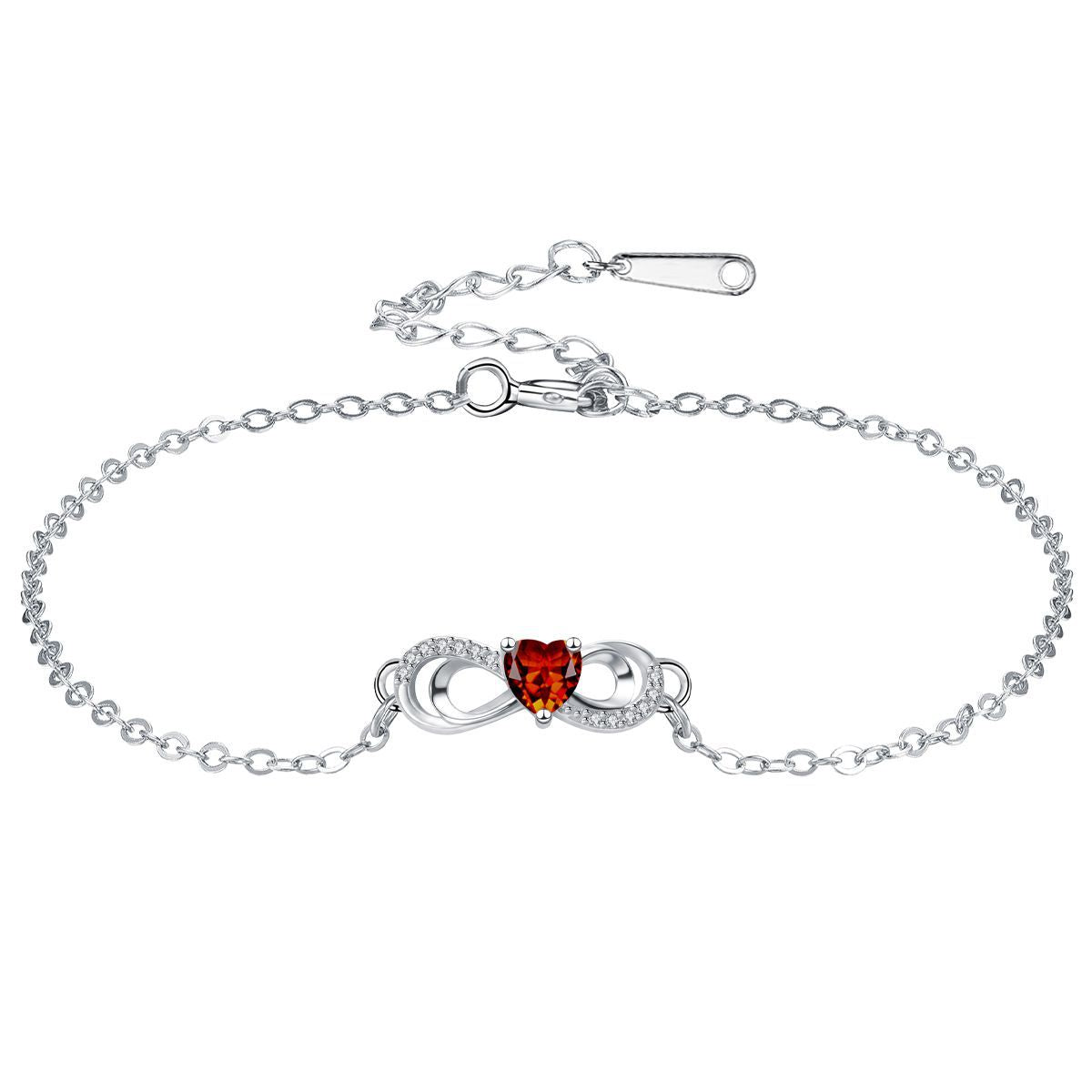 Infinity Copper Bracelet For Women With Electroplated Gold Plating In Champagne, Perfect Birthday Gift