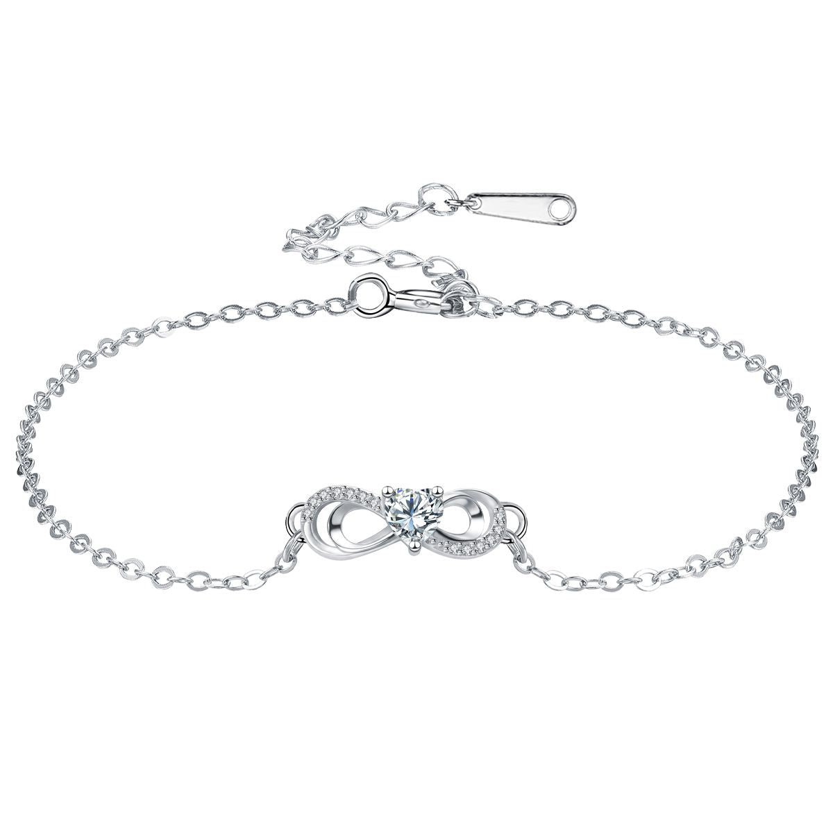 Infinity Copper Bracelet For Women With Electroplated Gold Plating In Champagne, Perfect Birthday Gift
