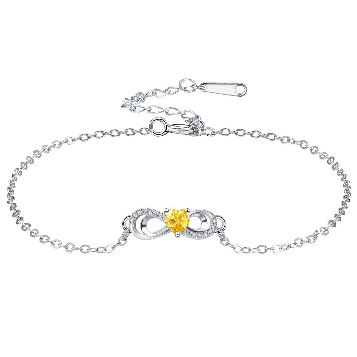 Infinity Copper Bracelet For Women With Electroplated Gold Plating In Champagne, Perfect Birthday Gift