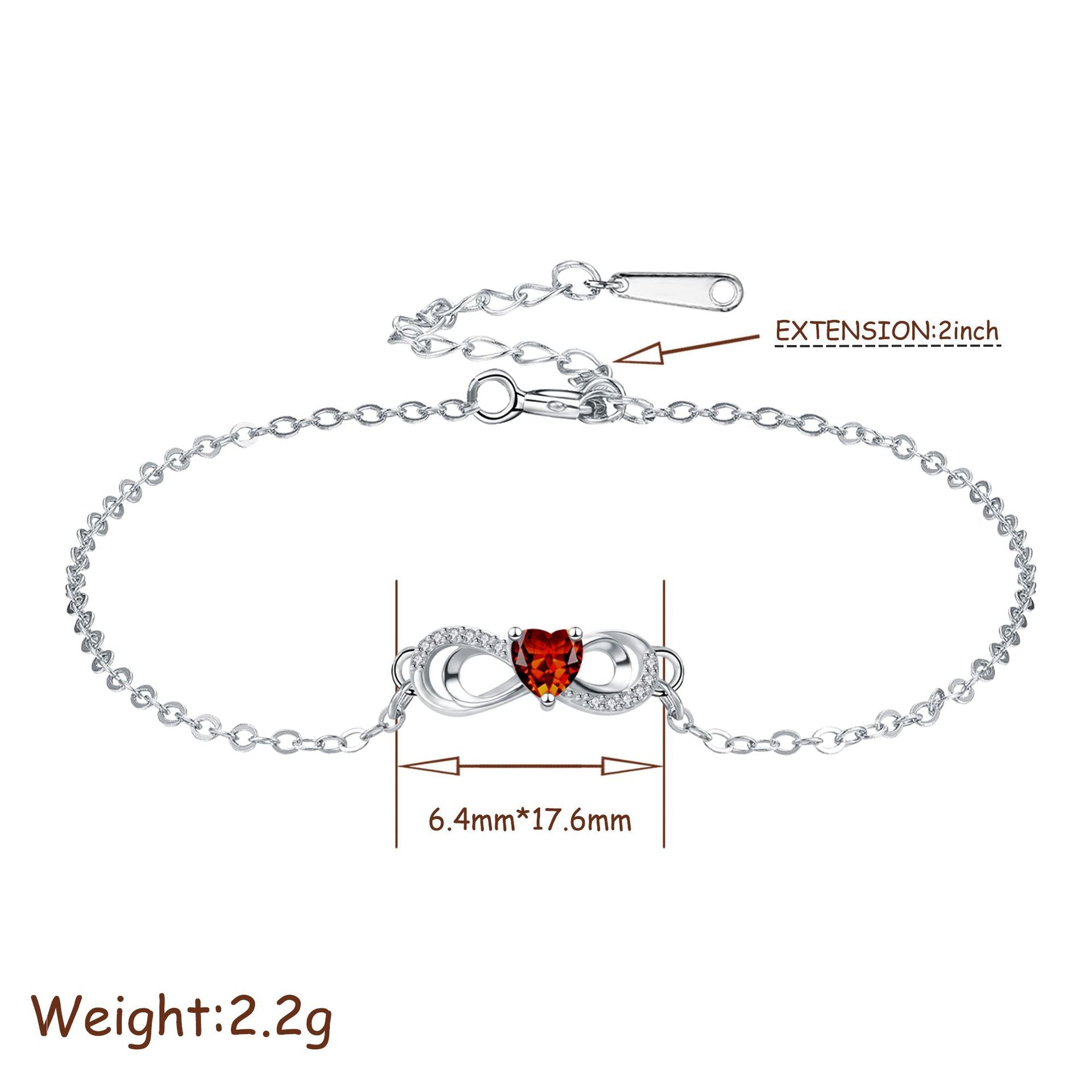 Infinity Copper Bracelet For Women With Electroplated Gold Plating In Champagne, Perfect Birthday Gift