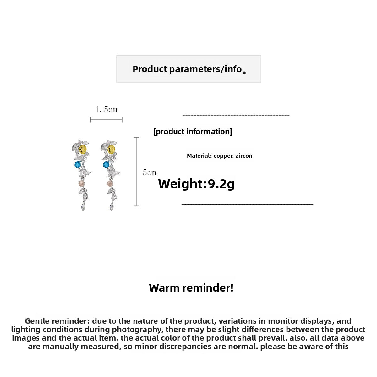 Leaves Earrings For Women In Silver Copper With Zircon Inlay Featuring 304 Stainless Steel Ear Pins