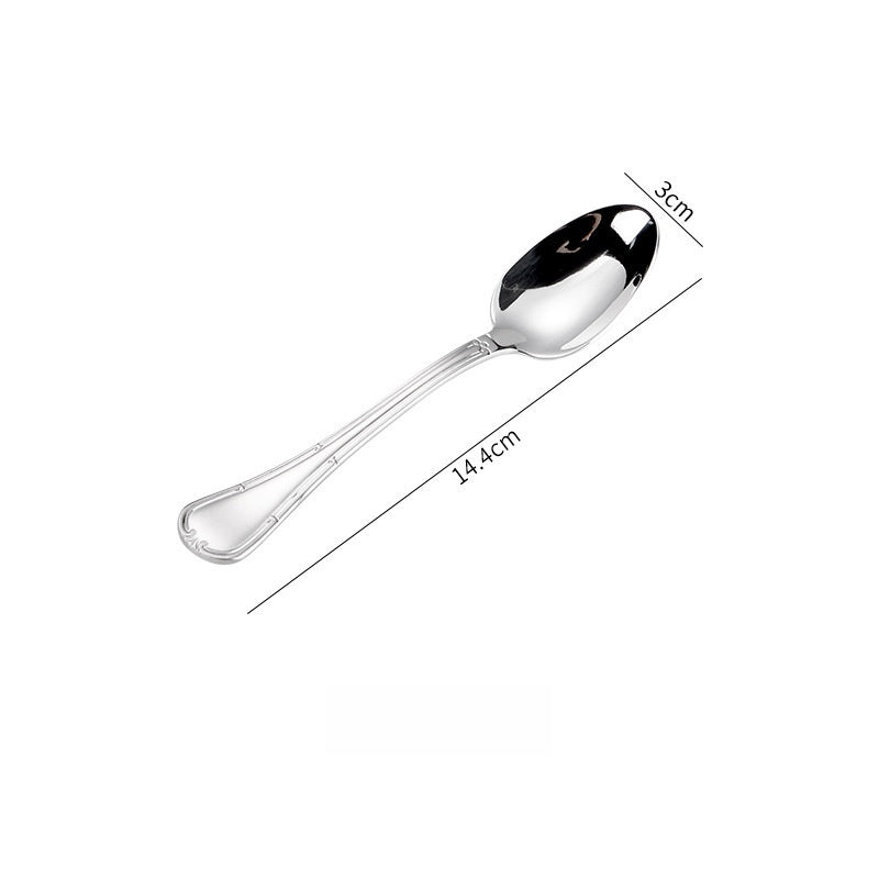 Flowers Pattern Tableware With 304 Stainless Steel Inner Liner For Western Cutlery Set