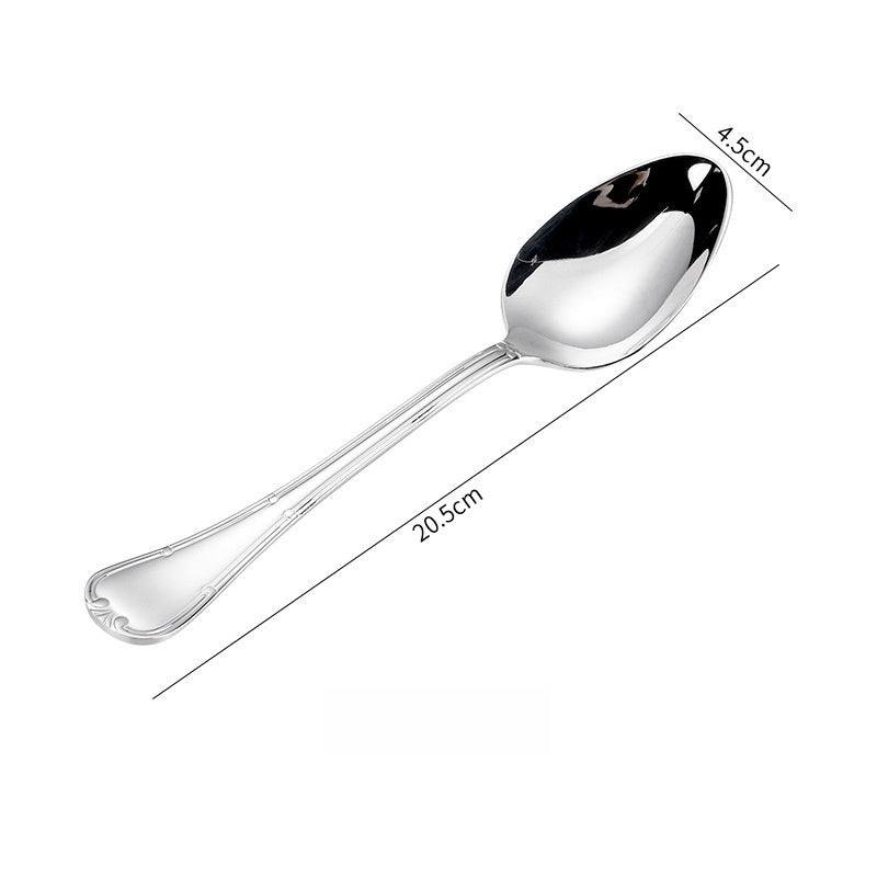 Flowers Pattern Tableware With 304 Stainless Steel Inner Liner For Western Cutlery Set