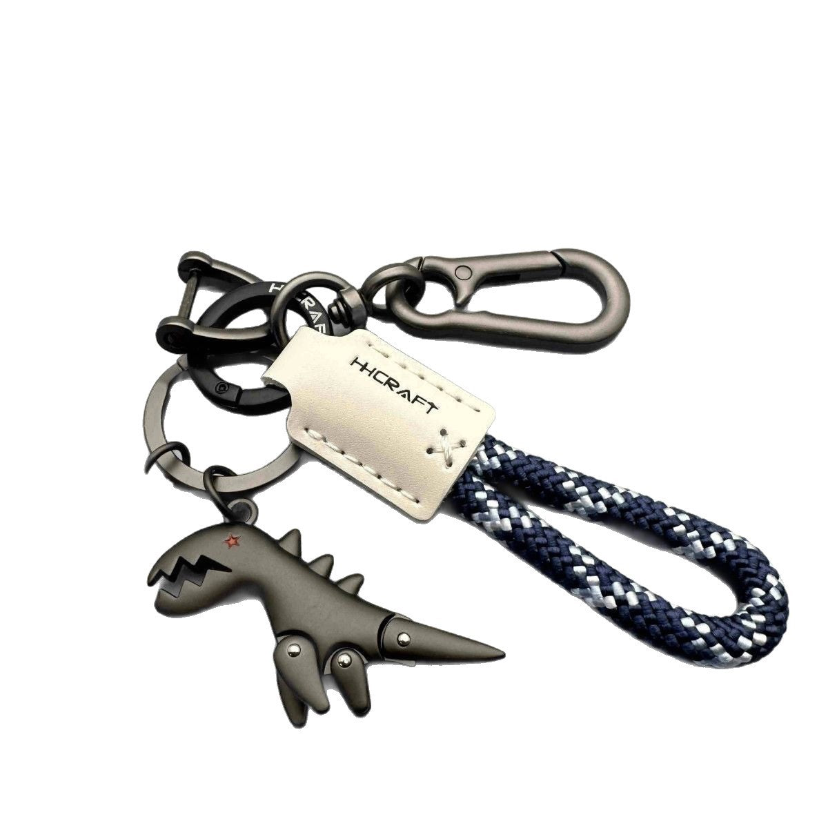 Football World Cup Dinosaur Key Chain Featuring Genuine Leather Material, Perfect For Fans And Collectors