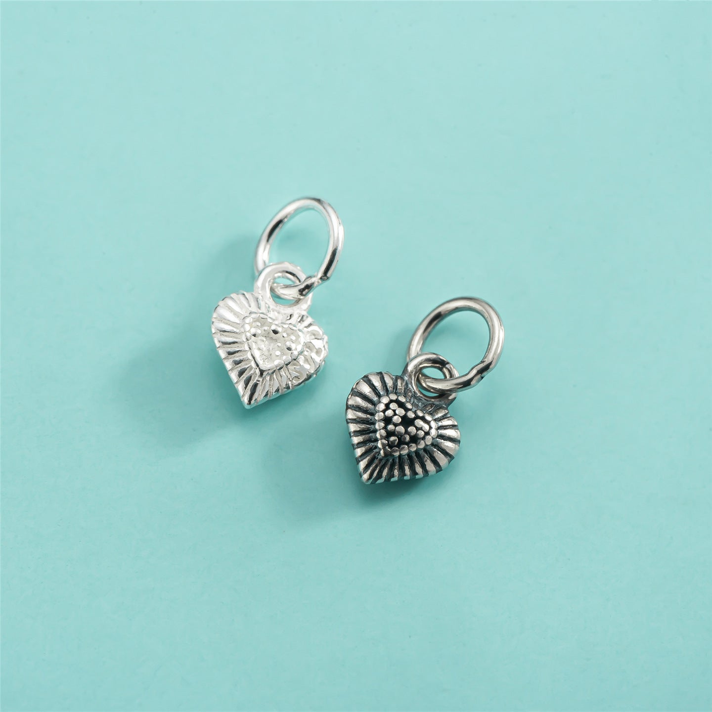 Heart Shape Pendant In 925 Sterling Silver With Crystal Inlay, Simple Style Jewelry Accessory In Silver