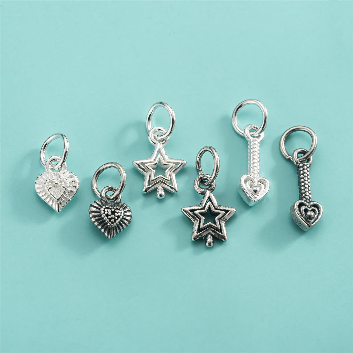 Heart Shape Pendant In 925 Sterling Silver With Crystal Inlay, Simple Style Jewelry Accessory In Silver