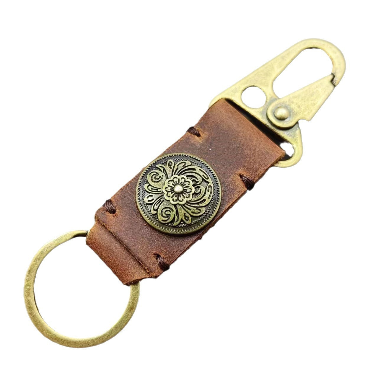 Halloween Car Key Chain In Dyed Black Featuring Durable Zinc Material