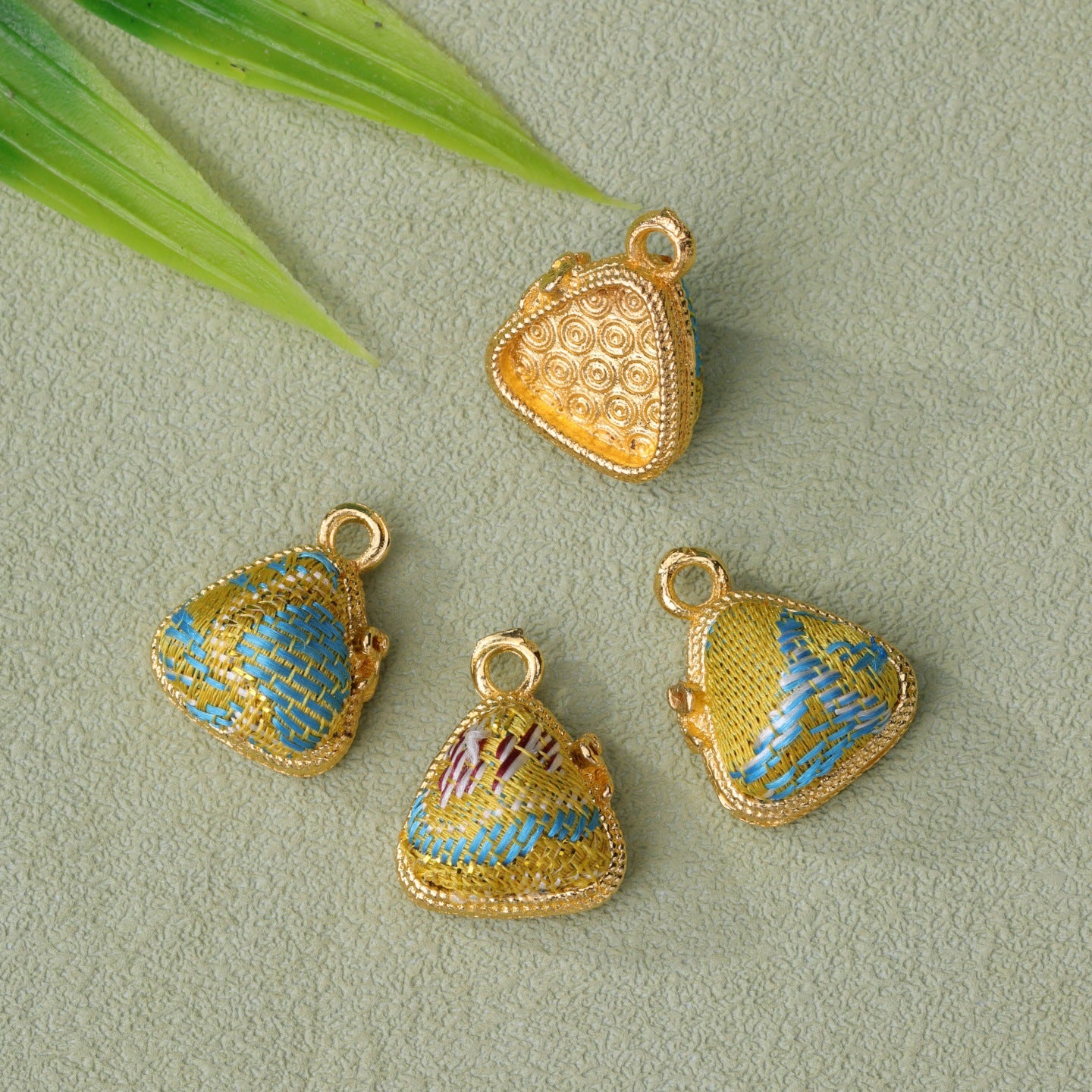 Handmade Alloy Pendant In Natural Pink Featuring Chinoiserie Style, Crafted With Fine Artistry