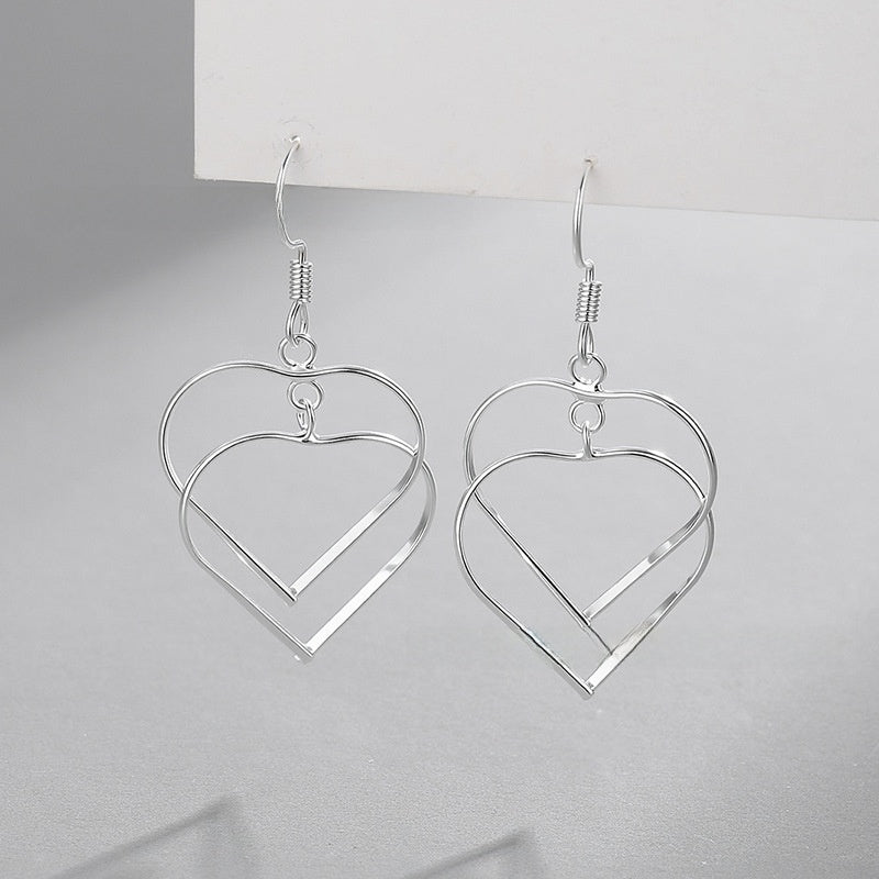 Leaves Tassel Earrings In Silver Plated Copper Featuring New Style Design For Women