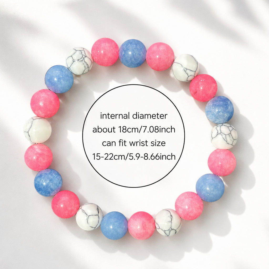 Natural Stone Beaded Bracelets For Women, Elegant Wedding Jewelry Accessory