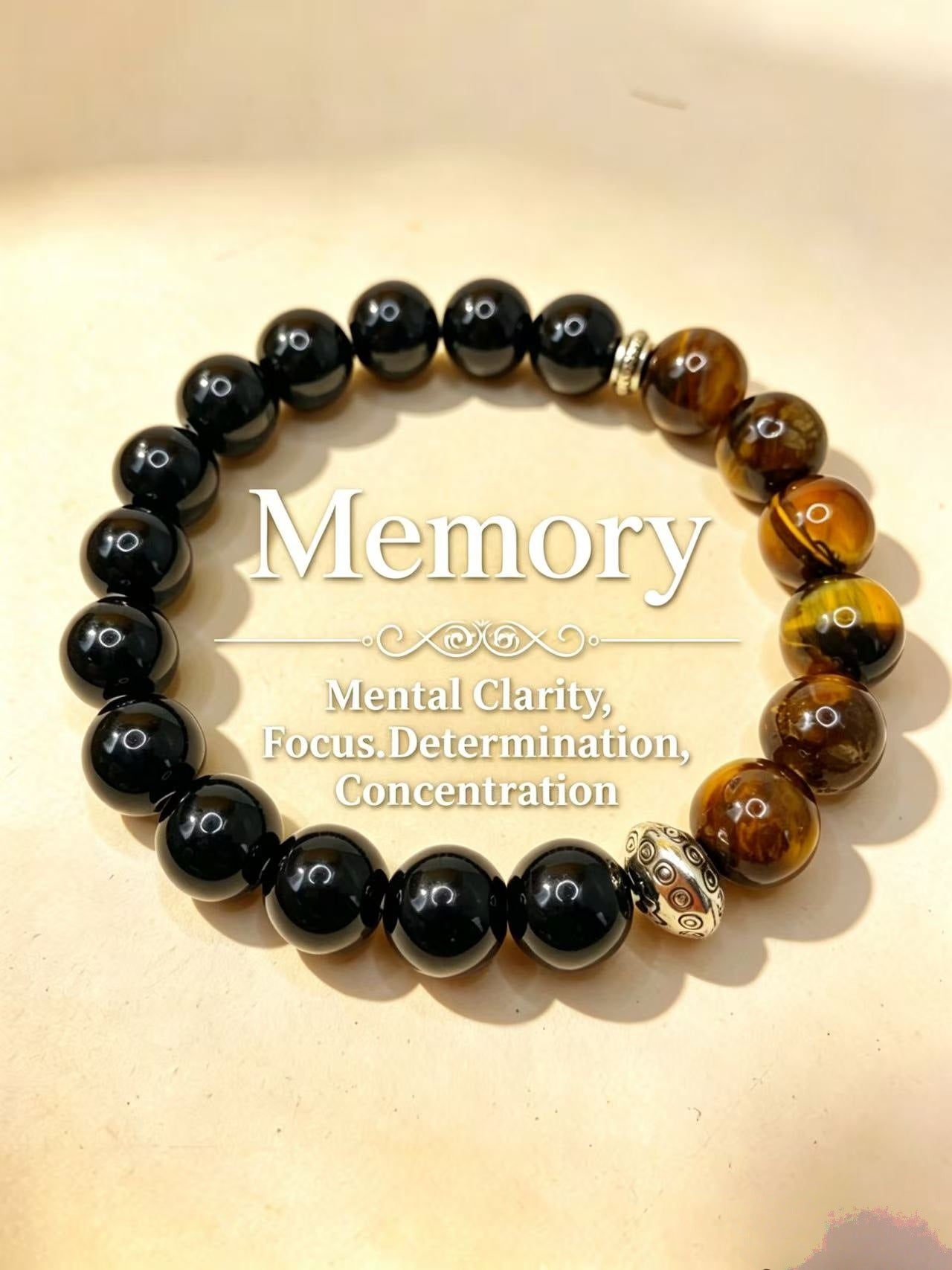 Ethnic Style Tiger Eye Bracelets With Tiger Skin Pattern, Knitting Craft, Perfect For Wedding Couples