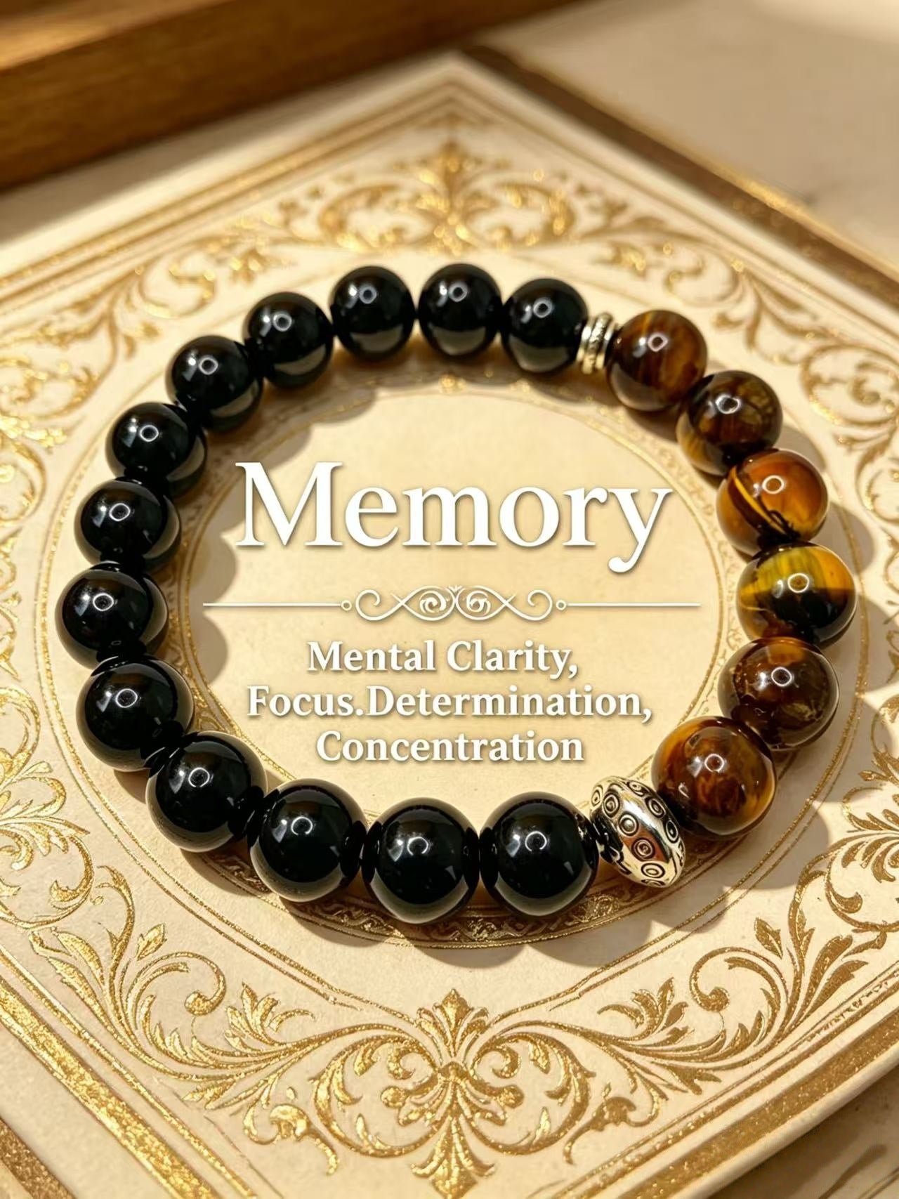 Ethnic Style Tiger Eye Bracelets With Tiger Skin Pattern, Knitting Craft, Perfect For Wedding Couples