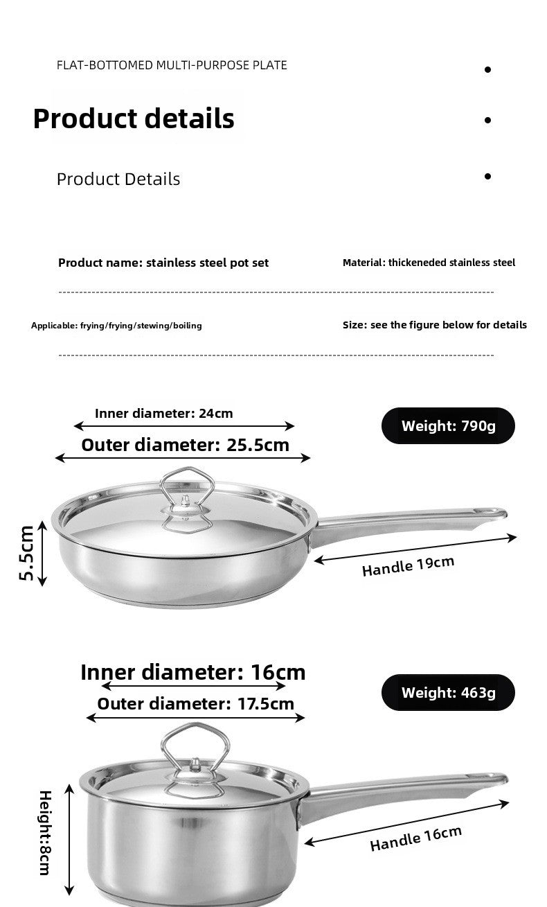 Cookware Set Featuring Essential Pots And Pans For Everyday Cooking