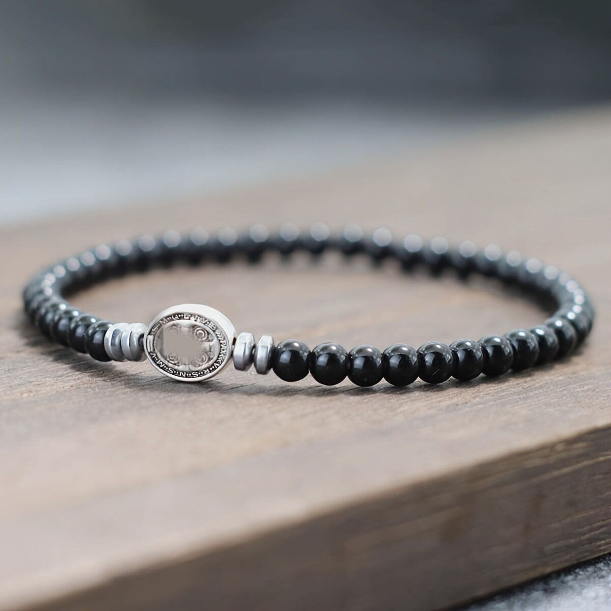 Handmade Nordic Style Cross Bracelet With Natural Stone, Unisex Design Perfect For Festival Wear