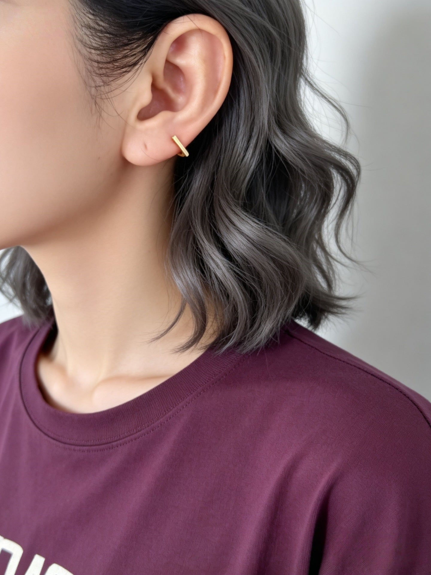 Clip Earrings For Women In Gold Featuring 925 Sterling Silver Posts, Perfect For Daily Wear