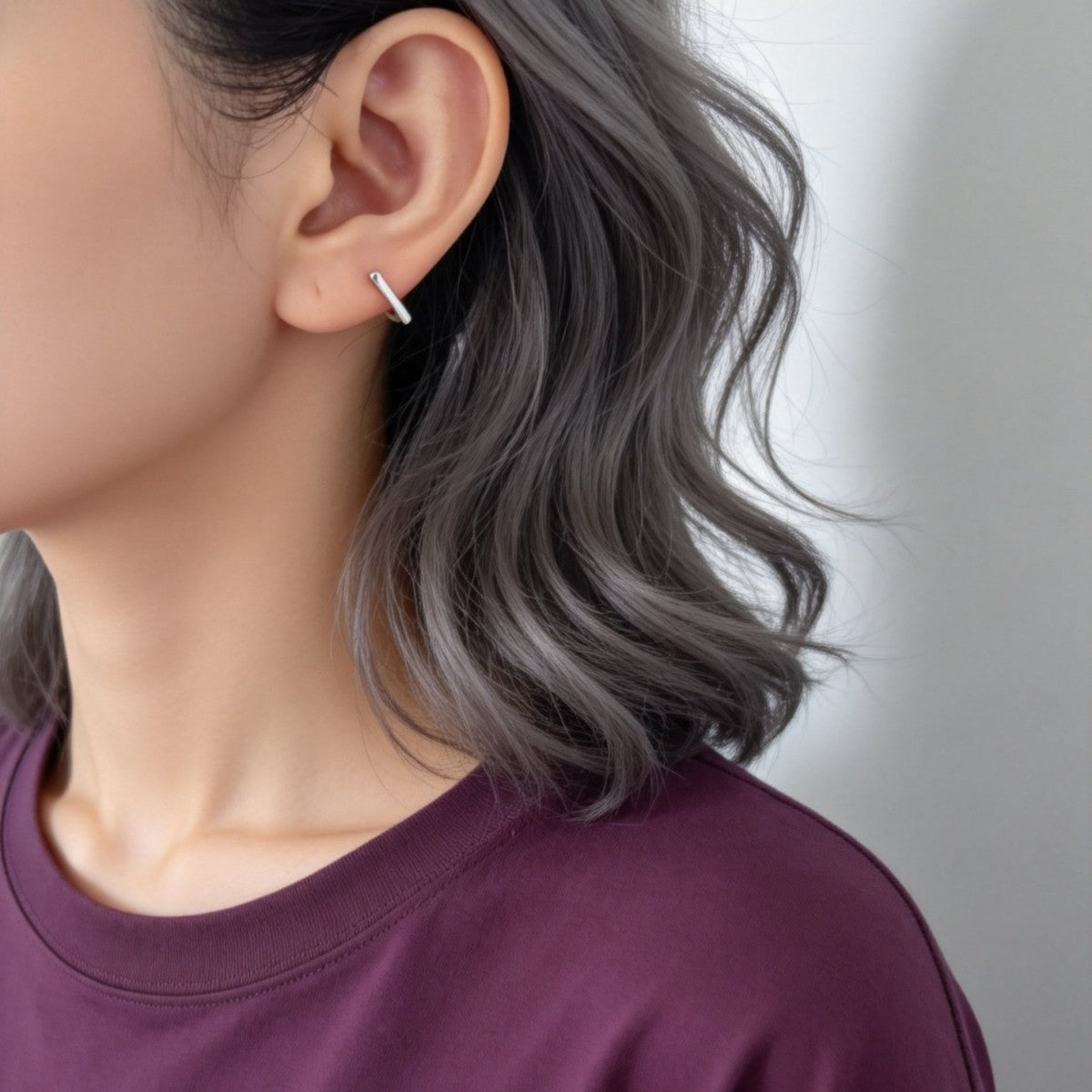 Clip Earrings For Women In Gold Featuring 925 Sterling Silver Posts, Perfect For Daily Wear
