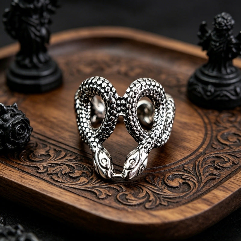 Hip-Hop Totem Ring For Unisex Featuring Electroplated Zinc Alloy Material