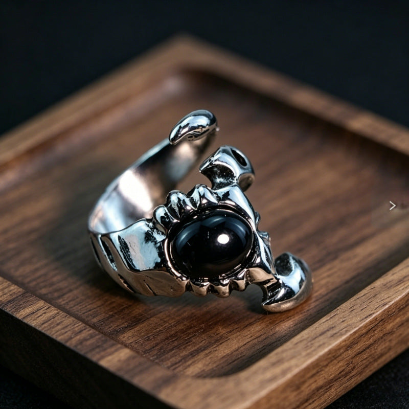 Hip-Hop Totem Ring For Unisex Featuring Electroplated Zinc Alloy Material