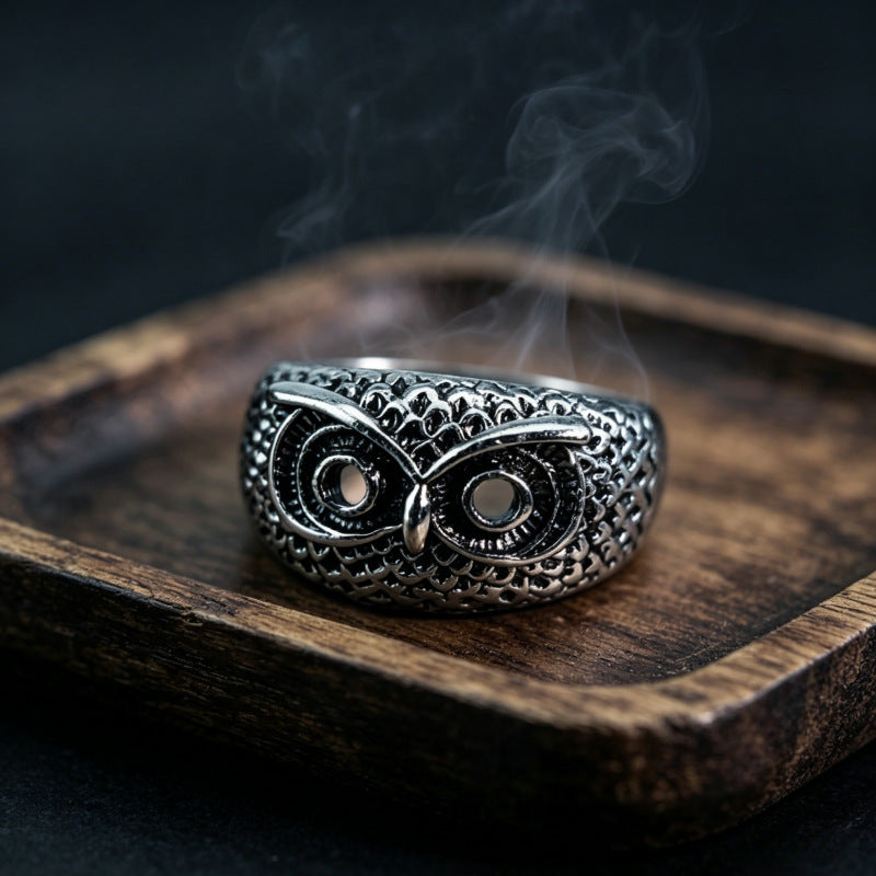 Hip-Hop Totem Ring For Unisex Featuring Electroplated Zinc Alloy Material