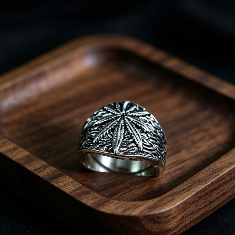 Hip-Hop Totem Ring For Unisex Featuring Electroplated Zinc Alloy Material