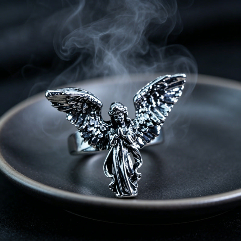 Hip-Hop Totem Ring For Unisex Featuring Electroplated Zinc Alloy Material