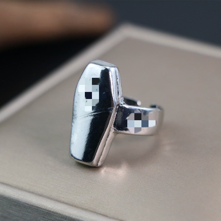 Hip-Hop Totem Ring For Unisex Featuring Electroplated Zinc Alloy Material
