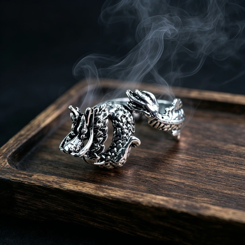 Hip-Hop Totem Ring For Unisex Featuring Electroplated Zinc Alloy Material