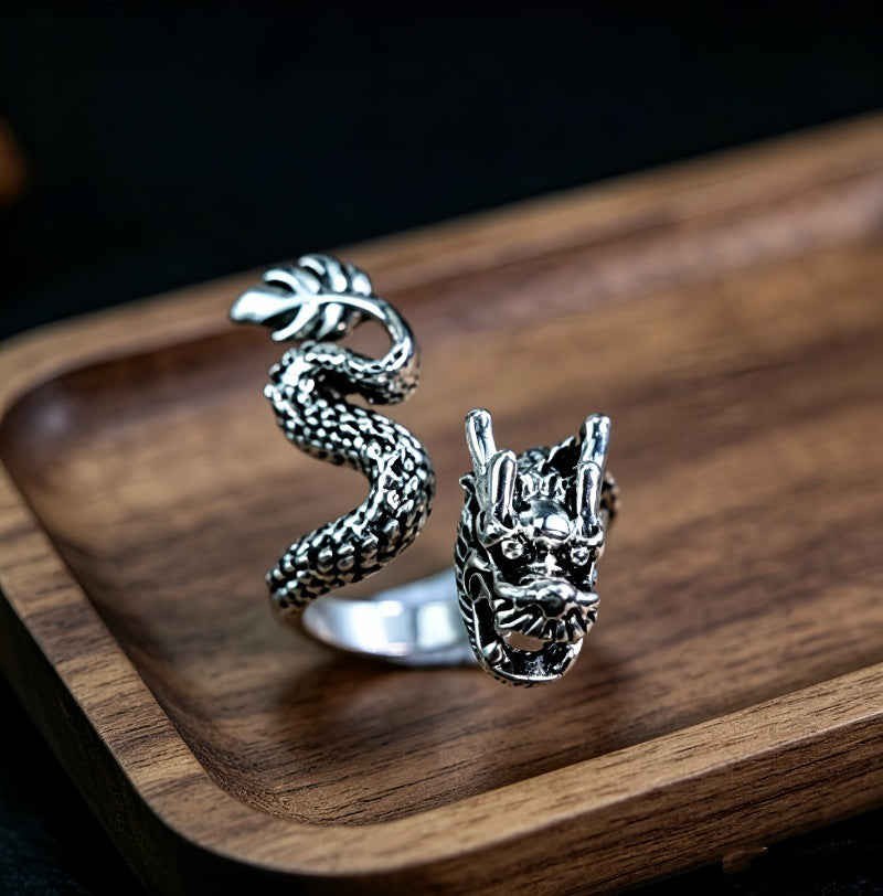 Hip-Hop Totem Ring For Unisex Featuring Electroplated Zinc Alloy Material