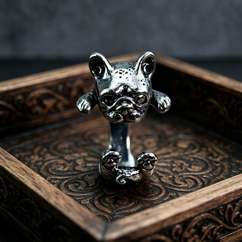 Hip-Hop Totem Ring For Unisex Featuring Electroplated Zinc Alloy Material