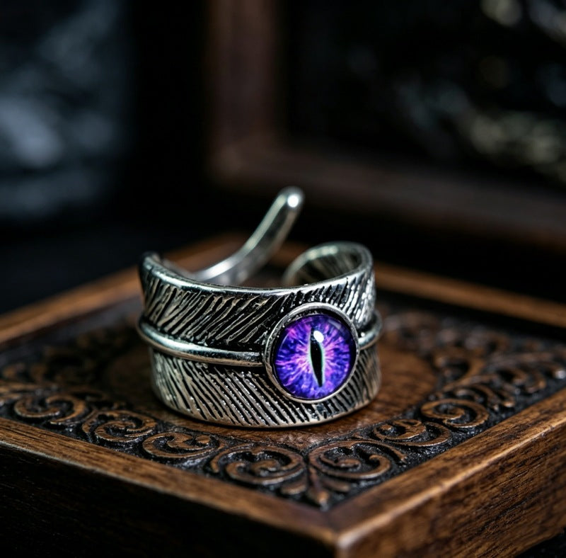Hip-Hop Totem Ring For Unisex Featuring Electroplated Zinc Alloy Material