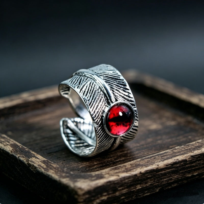 Hip-Hop Totem Ring For Unisex Featuring Electroplated Zinc Alloy Material