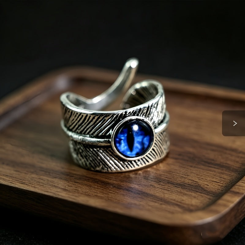 Hip-Hop Totem Ring For Unisex Featuring Electroplated Zinc Alloy Material