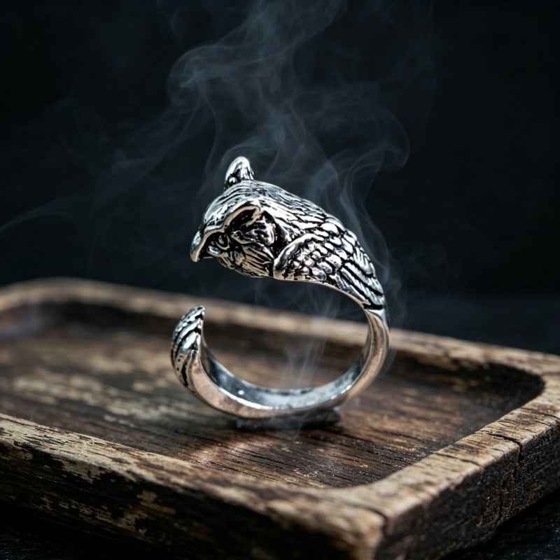 Hip-Hop Totem Ring For Unisex Featuring Electroplated Zinc Alloy Material
