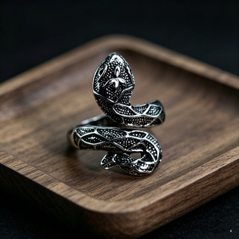 Hip-Hop Totem Ring For Unisex Featuring Electroplated Zinc Alloy Material