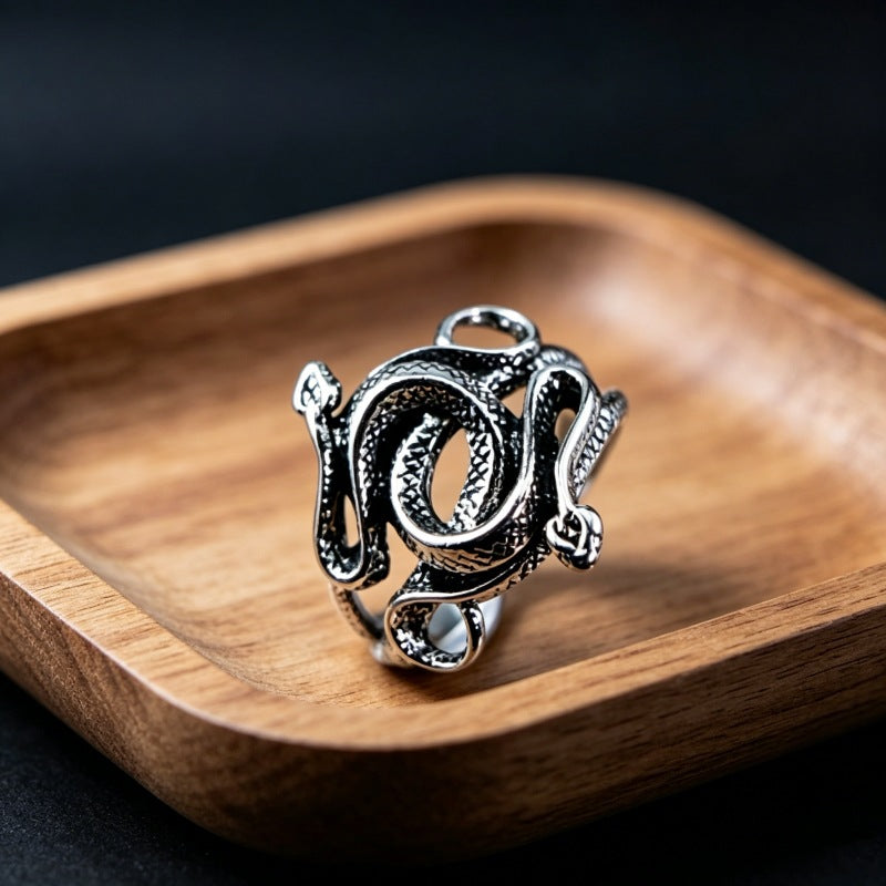 Hip-Hop Totem Ring For Unisex Featuring Electroplated Zinc Alloy Material